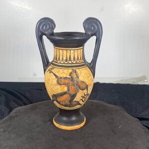 Greek Hand Painted Souvenir Vase, Classical Period 750 BC, Purchased in the 1970